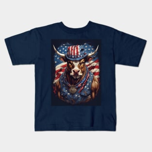 American Bull Patriot Kids T-Shirt